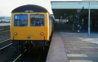 Class 105 DMU at Rhyl