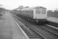 Class 105 DMU at Stowmarket