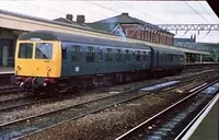 Class 105 DMU at Stockport