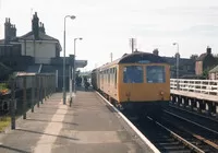 Class 105 DMU at Saxmundham