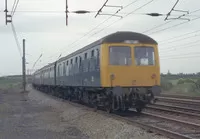 Class 105 DMU at Winwick Quay