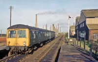 Class 105 DMU at Stewartby