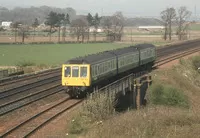 Class 107 DMU at Dalry