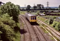 Class 108 DMU at Bagworth and Ellistown