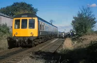 Class 108 DMU at Midge Hall