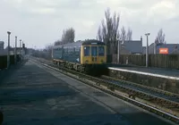 Class 108 DMU at Benton