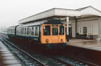 Class 110 DMU at Chesterfield