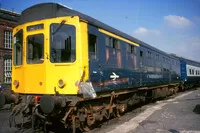 side-swipped Class 110 DMU