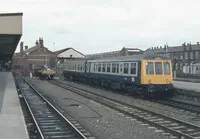 Class 114 DMU at Doncaster