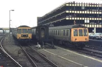 Class 114 DMU at Doncaster