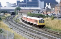 Class 114 DMU at Warrington Arpley