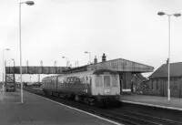 Class 114 DMU at Stainforth and Hatfield