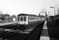 Class 115 DMU at Longbridge