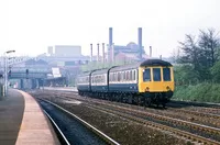 Class 116 DMU at Longbridge