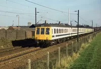 Class 116 DMU at near Smethwick Rolfe Street