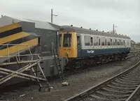 Class 116 DMU at Ayr depot