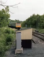 Class 117 DMU at Coombe Junction
