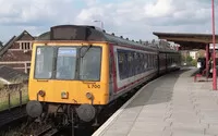 Class 117 DMU at Willesden Junction