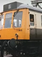 Class 117 DMU at Coalville depot