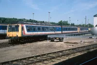 Class 117 DMU at Exeter St Davids