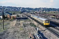 Class 117 DMU at Newport Ebbw Jct