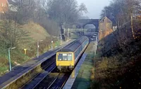 Class 117 DMU at Gravelly Hill