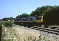 Class 117 DMU at Hungerford