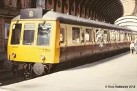 Class 117 DMU at York