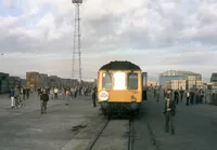 Class 117 DMU at Newport East Docks