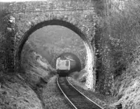 Class 118 DMU at Sparnick Tunnel