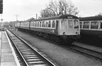 Class 119 DMU at Worcester Shrub Hill