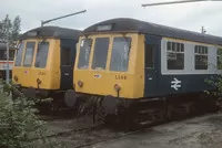 Class 119 DMU at Redhill loco