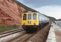 119 DMU at Teignmouth