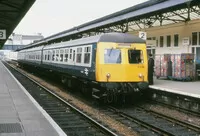 Class 120 DMU at Newton Abbot