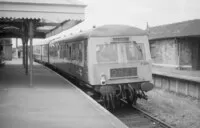 Class 120 DMU at Bere Alston