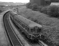 Class 120 DMU at The Hawthorns Halt