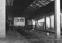 Class 120 DMU at Inverness depot