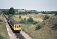 Class 121 DMU at north of Cookham