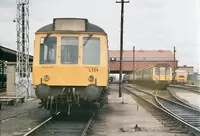 Class 121 DMU at Southall depot