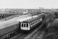 121 DMU at Hallen Marsh, Bristol