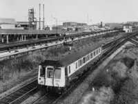 Class 121 DMU at Hallen Marsh, Bristol