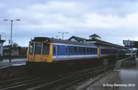 Class 121 DMU at Didcot