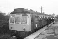 Class 121 DMU at Severn Beach