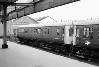 Class 122 DMU at Doncaster