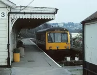 Class 122 DMU at Liskeard