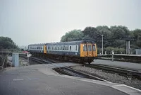 Class 122 DMU at Exeter St Davids