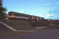 Class 122 DMU at Laira depot