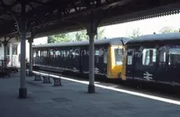 Class 122 DMU at Leamington Spa