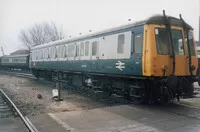 Class 122 DMU at Tyseley depot