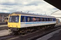 Class 122 DMU at Exeter St Davids